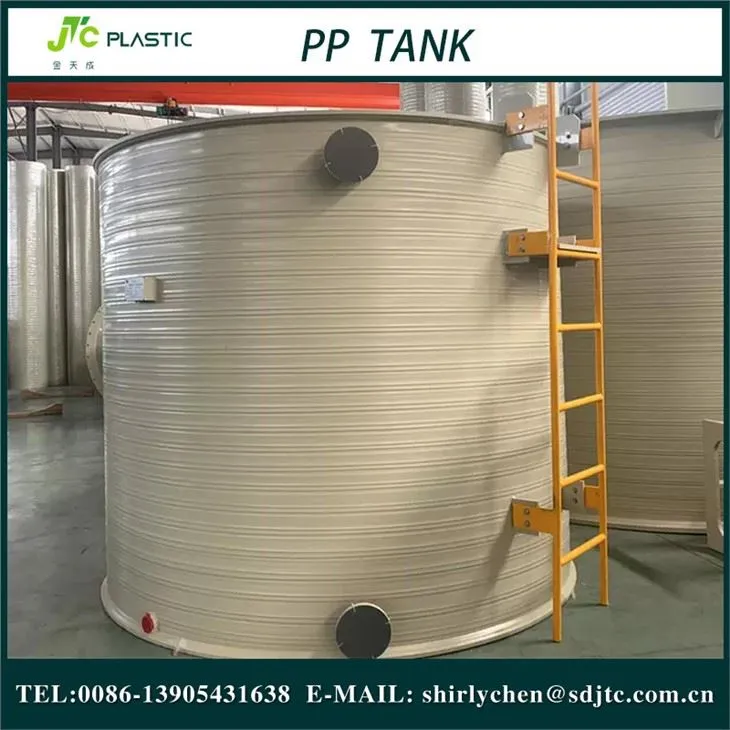 Serbatoio in PP di acido solforico chimico